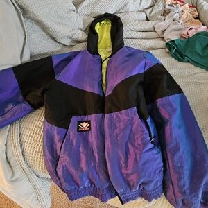 Retro Dutch Bros Puffy Jacket